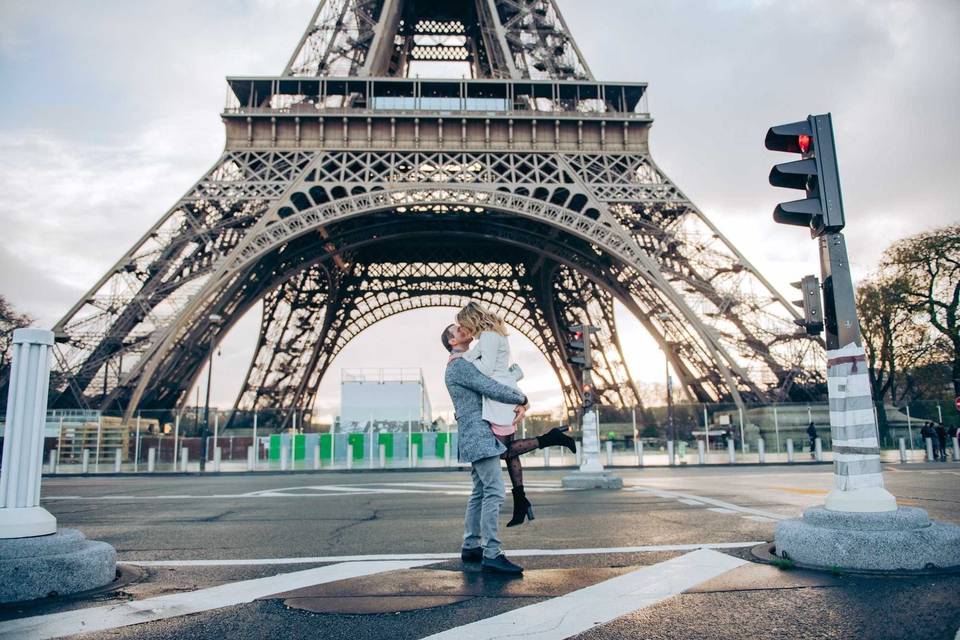 Romantic Paris moments
