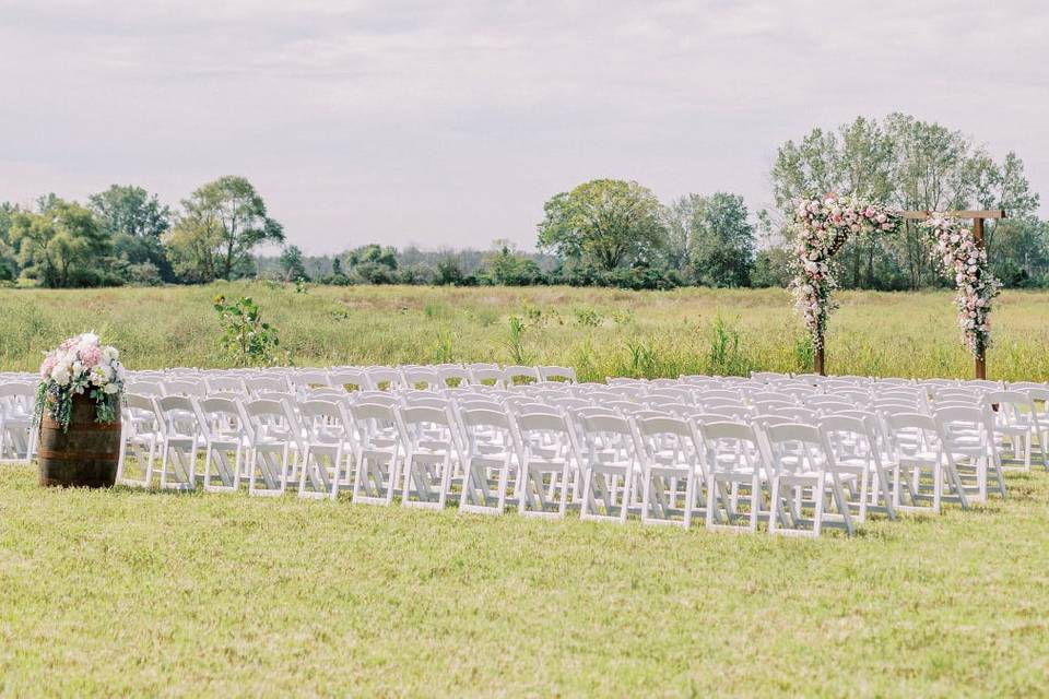 Outdoor ceremony