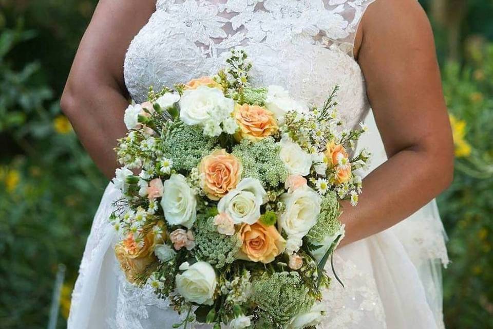 Bride in natural light