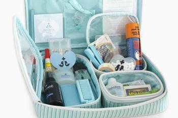 SHOP Classy Bride for the BEST and MOST COMPLETE Bridal Emergency Kit! Show Murphy’s Law who is the boss with our Bridal Emergency Kit! Our robin’s egg blue kit comes adorned with Swarovski Elements and contains 30 items to neutralize any wedding day emergency. The kit and the three cosmetic bags inside can be used for toiletries long after your big day has gone off smoothly. http://www.classybride.com/Bridal-Emergency-Kit-Wedding-Day-Survival-Kit-p/cb9704.htm
