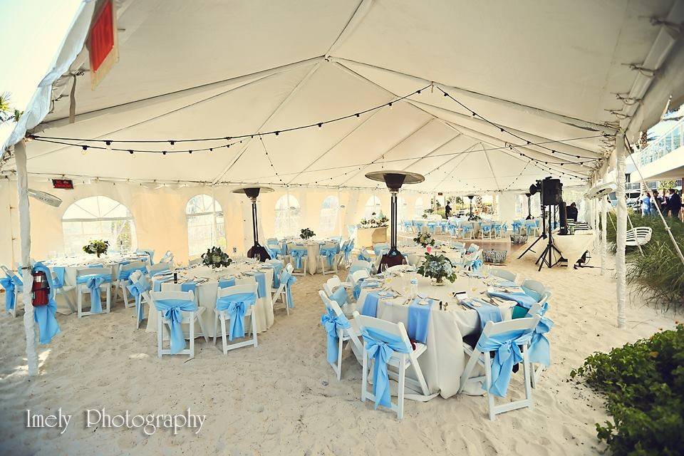 Tented wedding