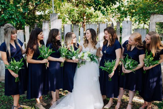 Bridesmaid bouquets