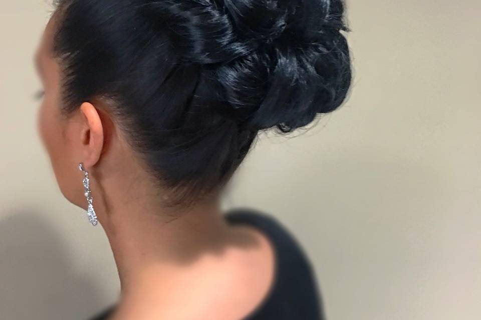 Elegant updo