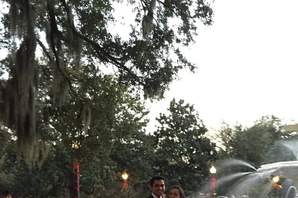 Proposal in Forsyth Park