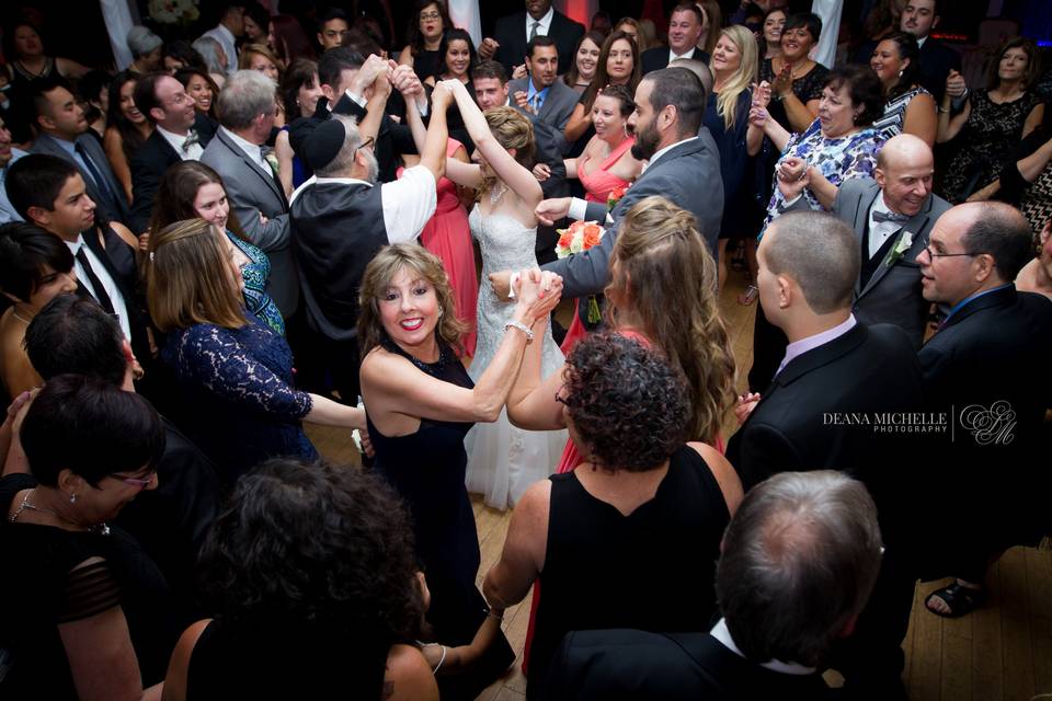 Jewish Wedding Hora Dancing