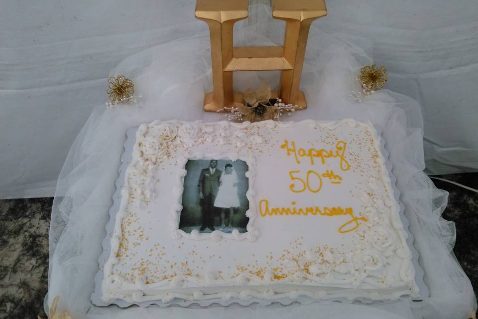 50th Anniversary Cake