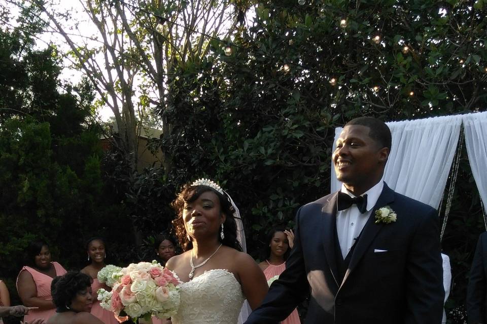 Bride and Groom Recessional