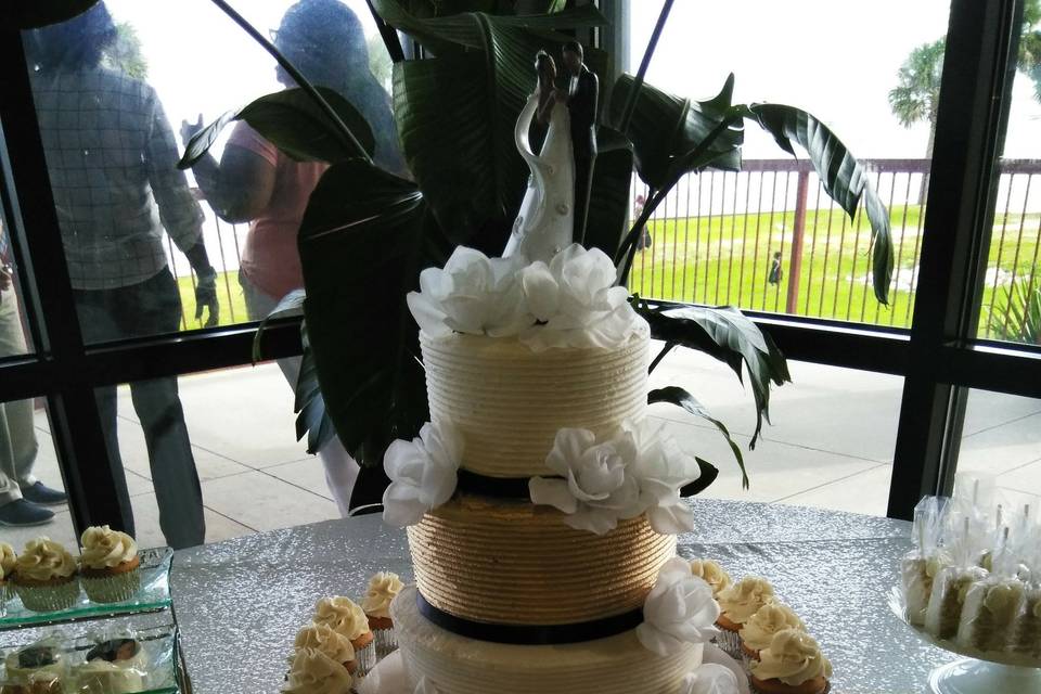 Bridal Cake and Sweets Table