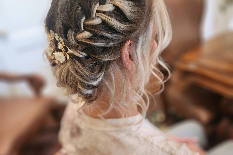 Braided piggy buns