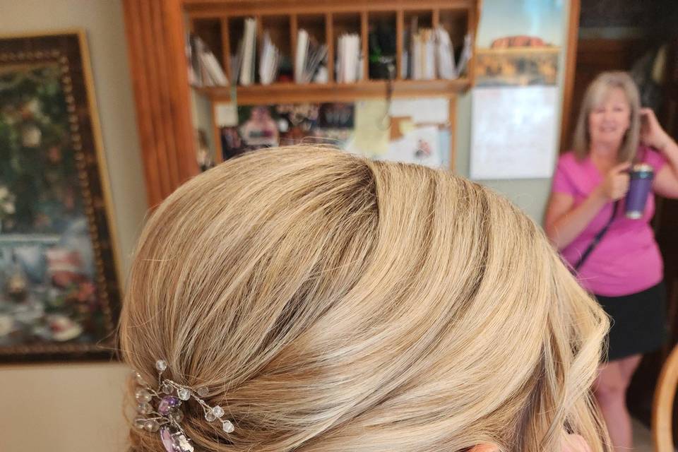 Low updo