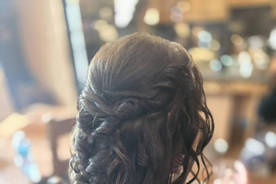 Half up half down