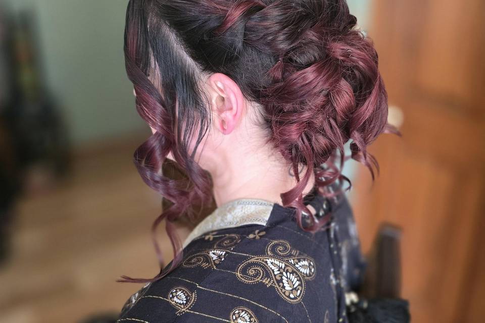 Messy updo