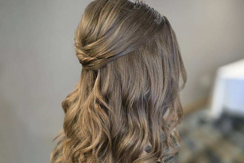 Simple half up half down
