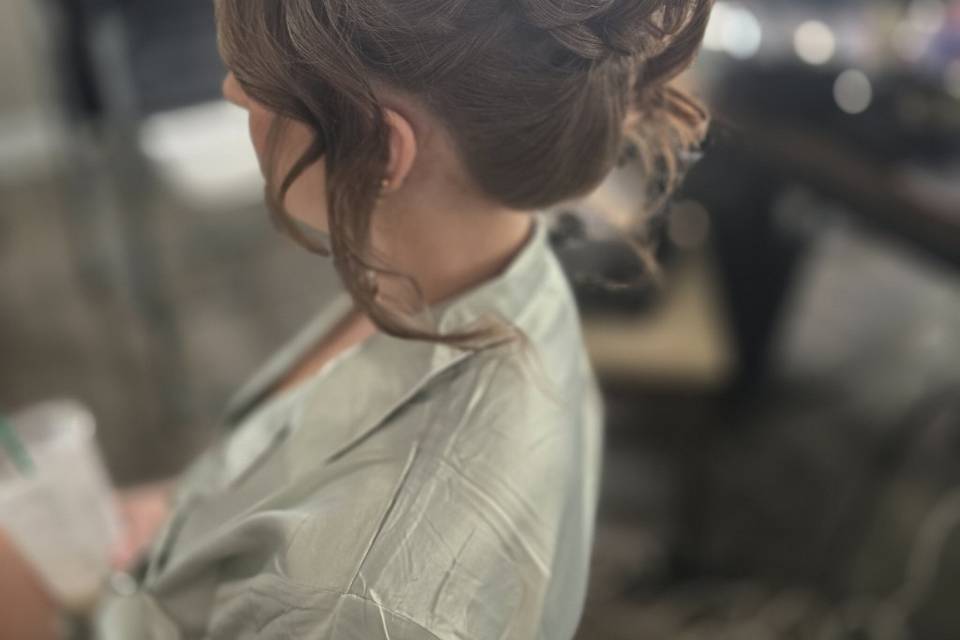 Soft updo
