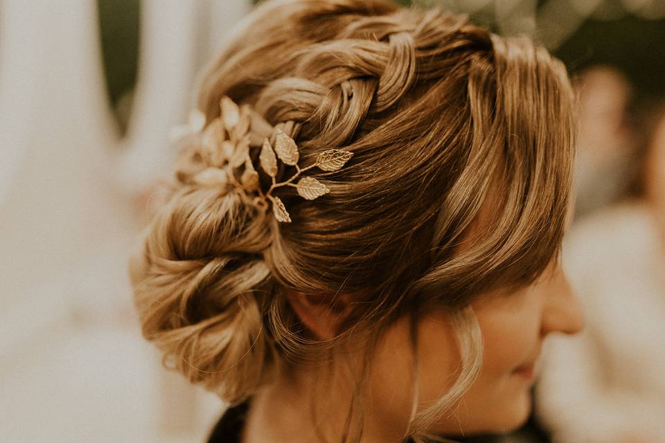 Braided updo