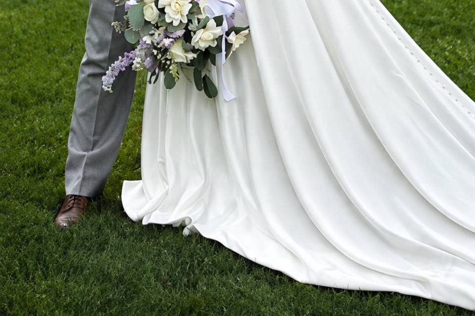 Wedding Couple Outdoors