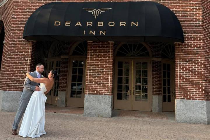 Wedding Couple Outside