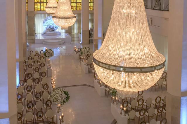 Wedding Ceremony from Balcony
