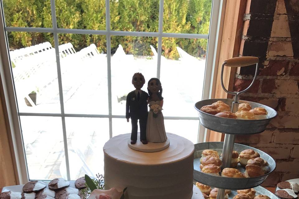 Wedding dessert display