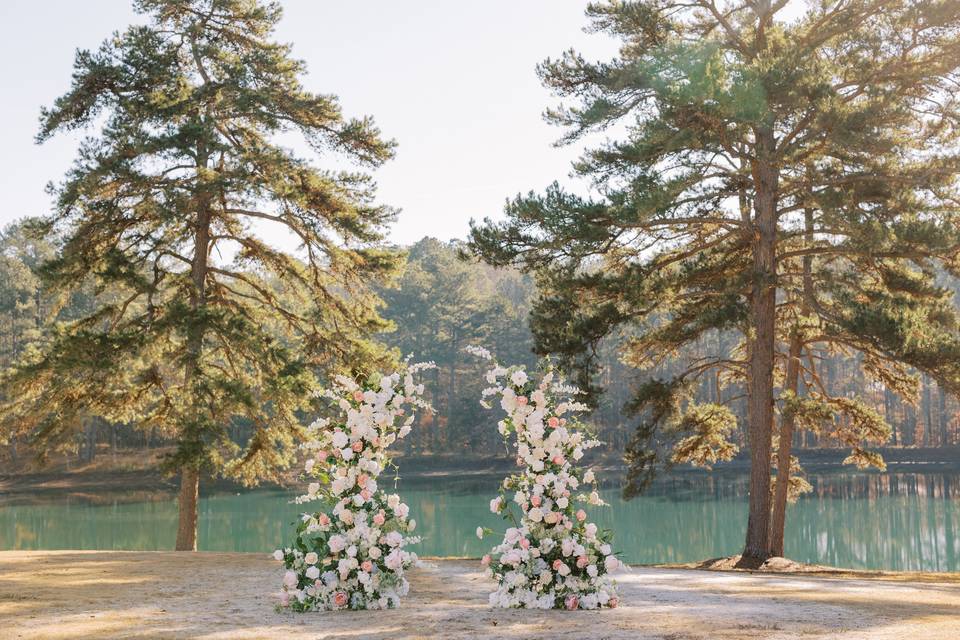 Chanel Floral Arch Pillars