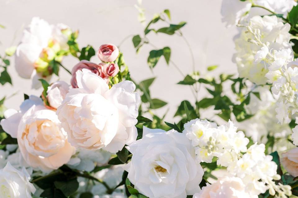 Chanel Aisle Flowers
