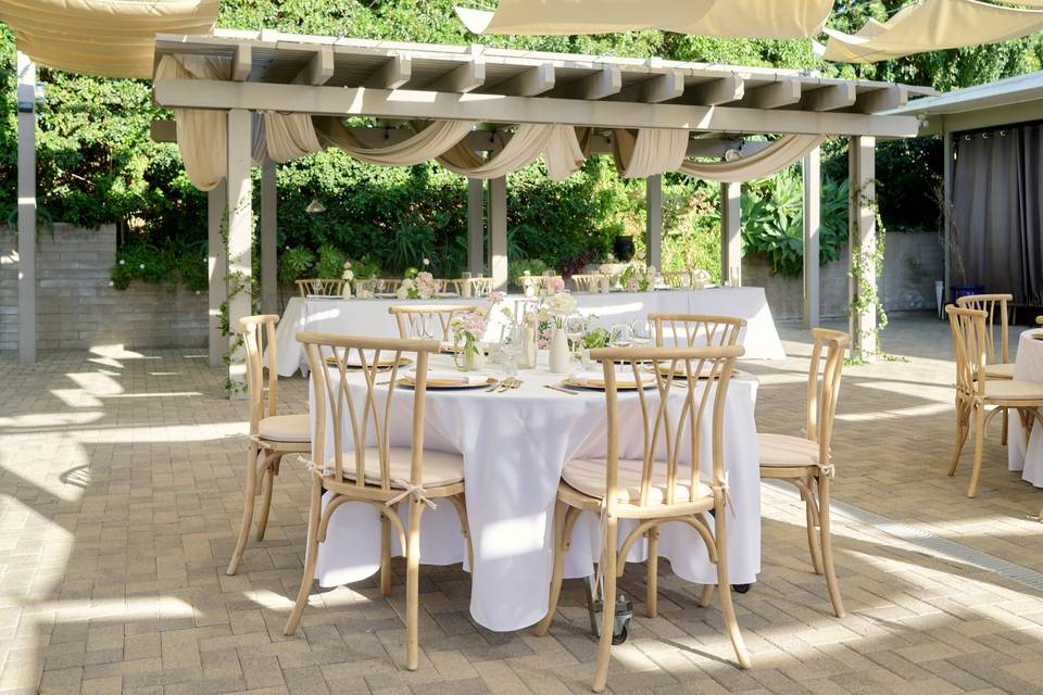 Pergola set up