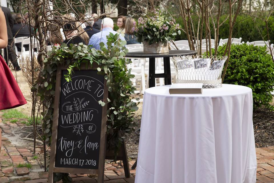 Ceremony decor