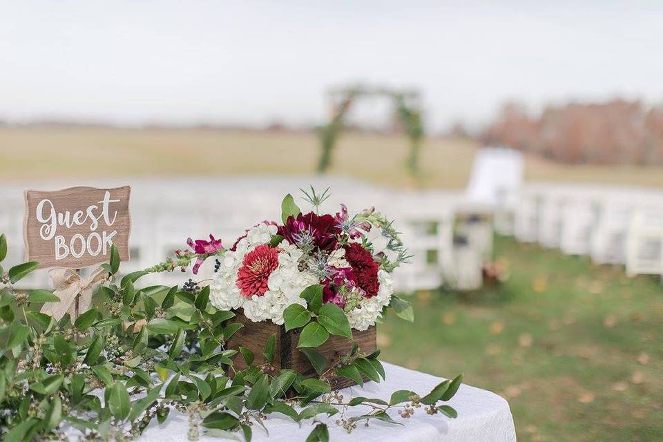 Ceremony decor