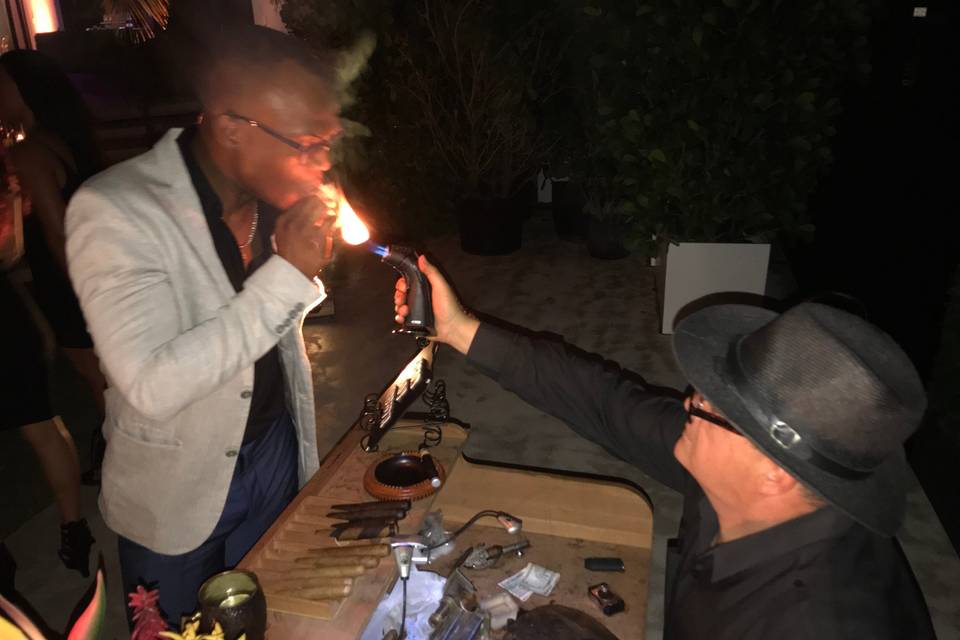 Cigar demos for weddings