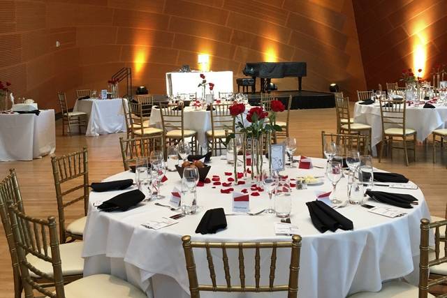 Wedding reception area
