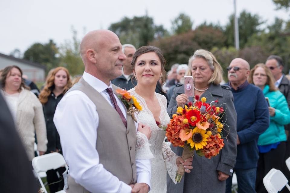 Fall wedding