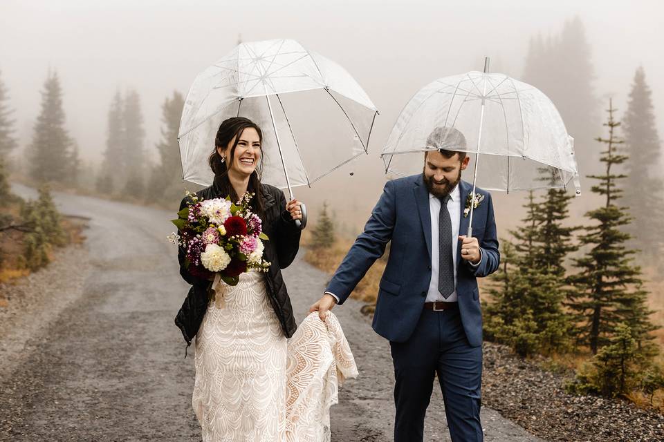 Adventure elopement photos