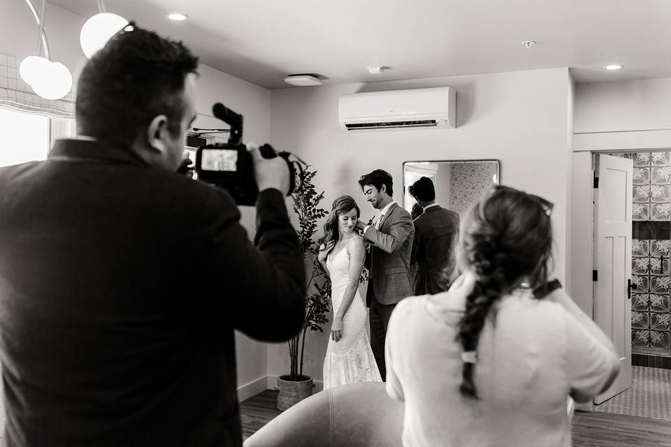 Wedding photo video team