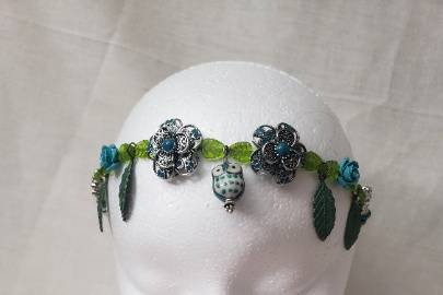 Owl leaf headband