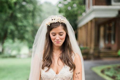 Lush Fall bridal bouquet