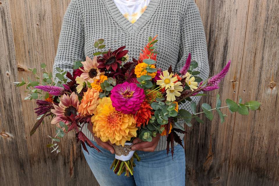Bright fall bouquet