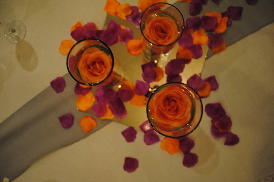 Orange roses