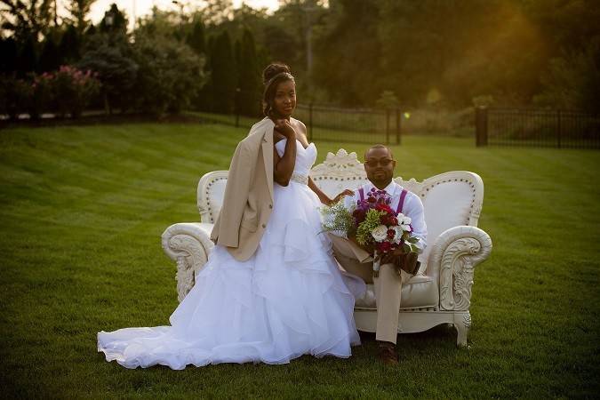 Creative couple portrait