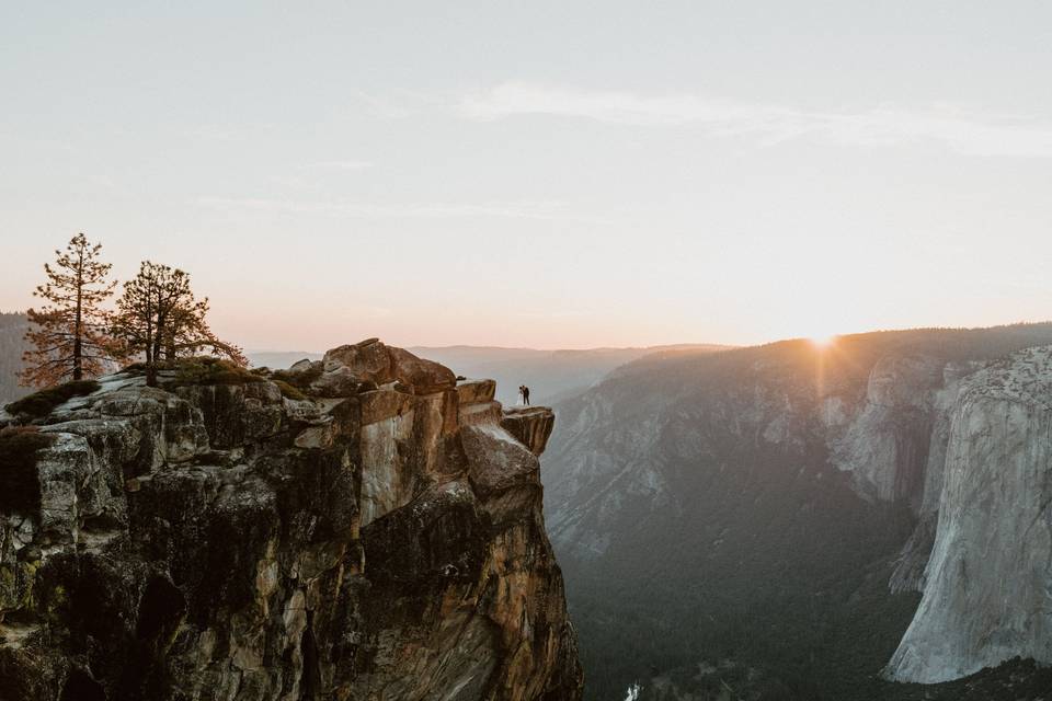 Yosemite Taft Point Elopement