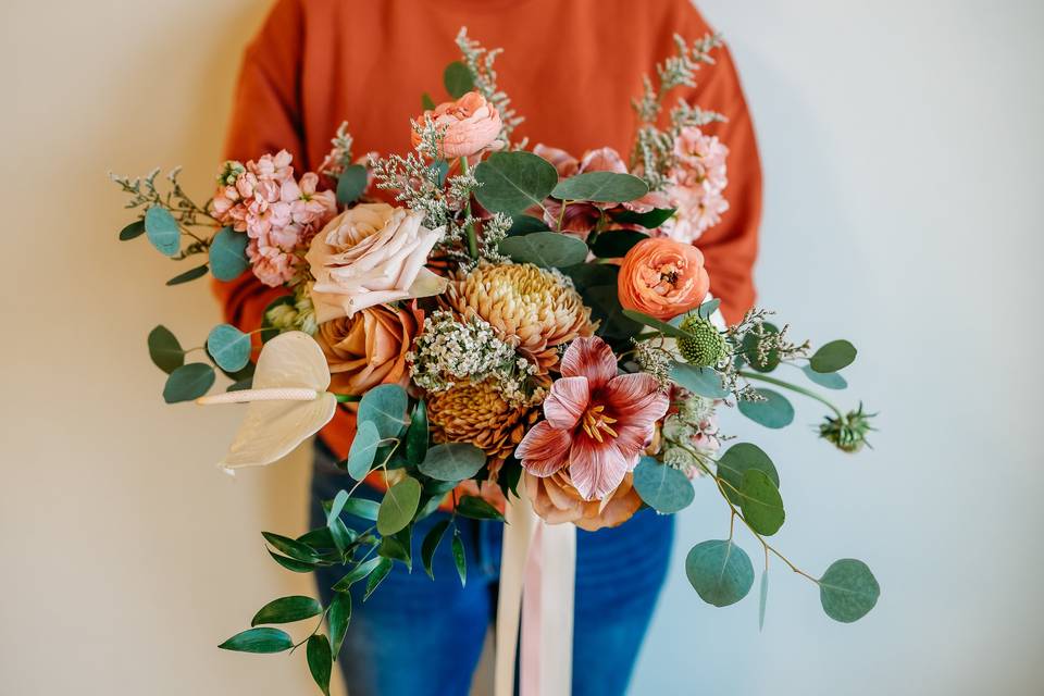 Warm-toned bouquet