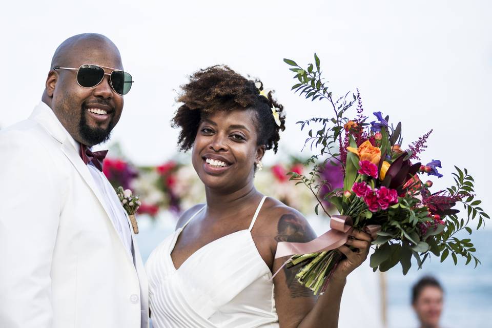 Outdoor Fall wedding
