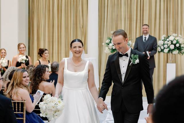 Exiting Happy Couple