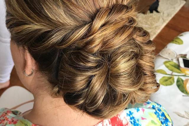 Bridal updo