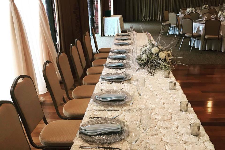 Long table set up