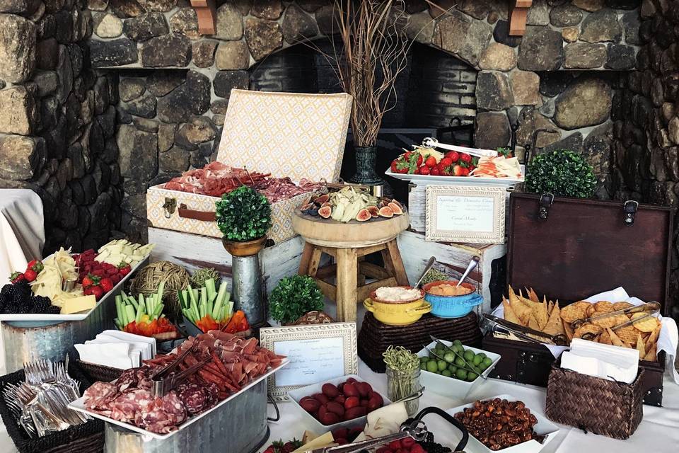 Little buffet table