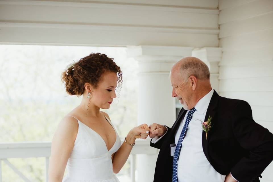 Father + Daughter time.