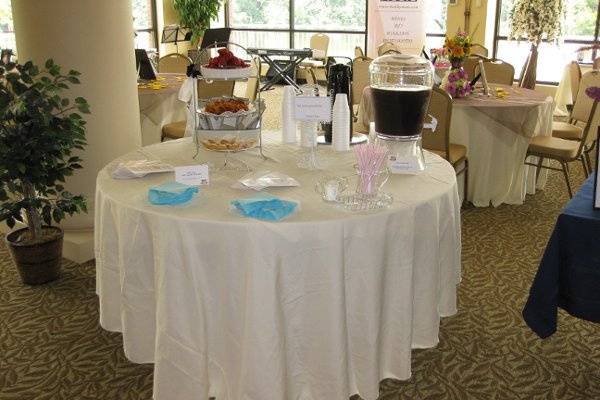 Tea Reception at Bridal Show 8/02/09