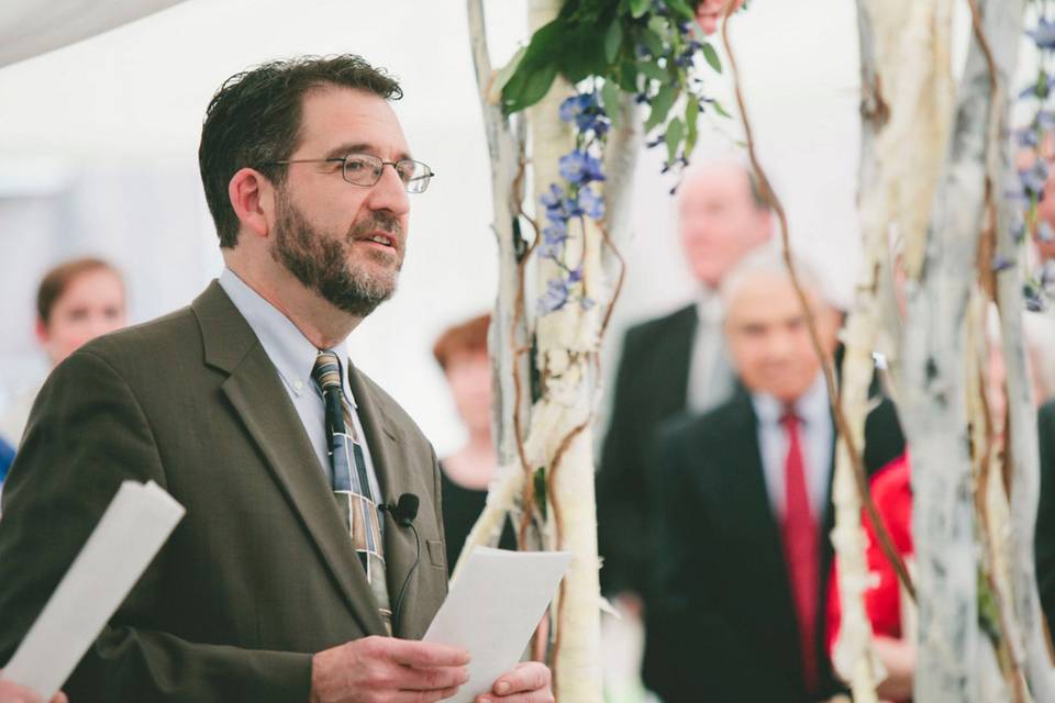 Signing of the ketubah (marriage agreement)