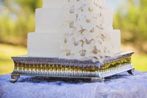 Sugarpaste Peacock Wedding Cake