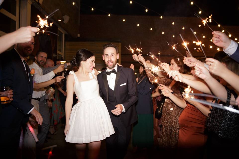 Bride and Groom exit